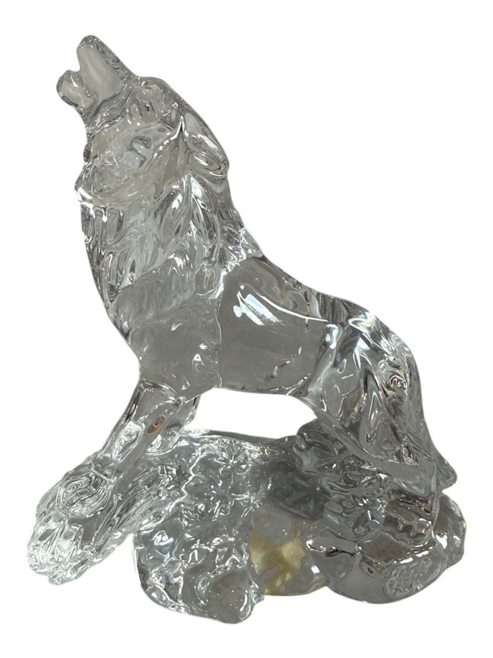 PRINCESS HOUSE WOLF WONDERS OF THE WILD COLLECTION Lead Crystal